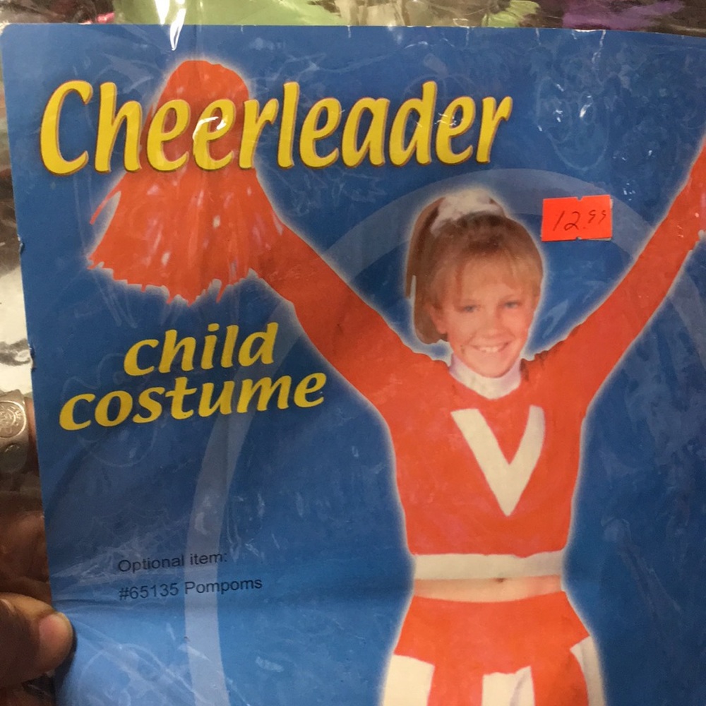 Girls cheerleader costume